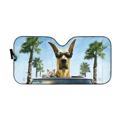Gearhumans 3D Marmaduke Custom Car Auto Sunshade
