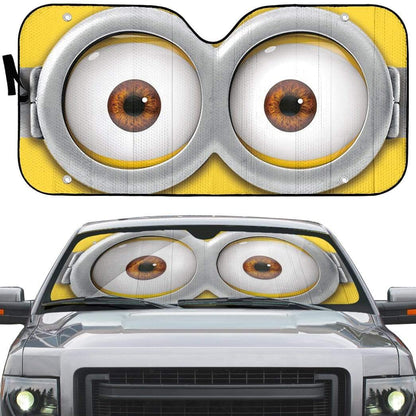 Gearhumans 3D Minions Glass Custom SunShade