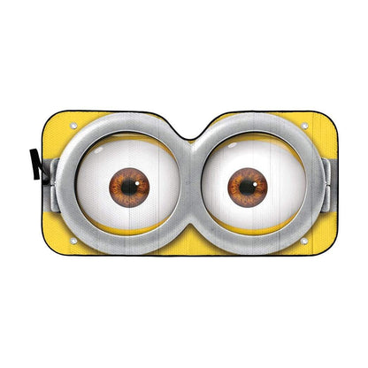 Gearhumans 3D Minions Glass Custom SunShade