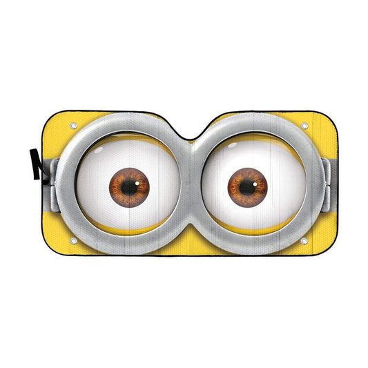 Gearhumans 3D Minions Glass Custom SunShade
