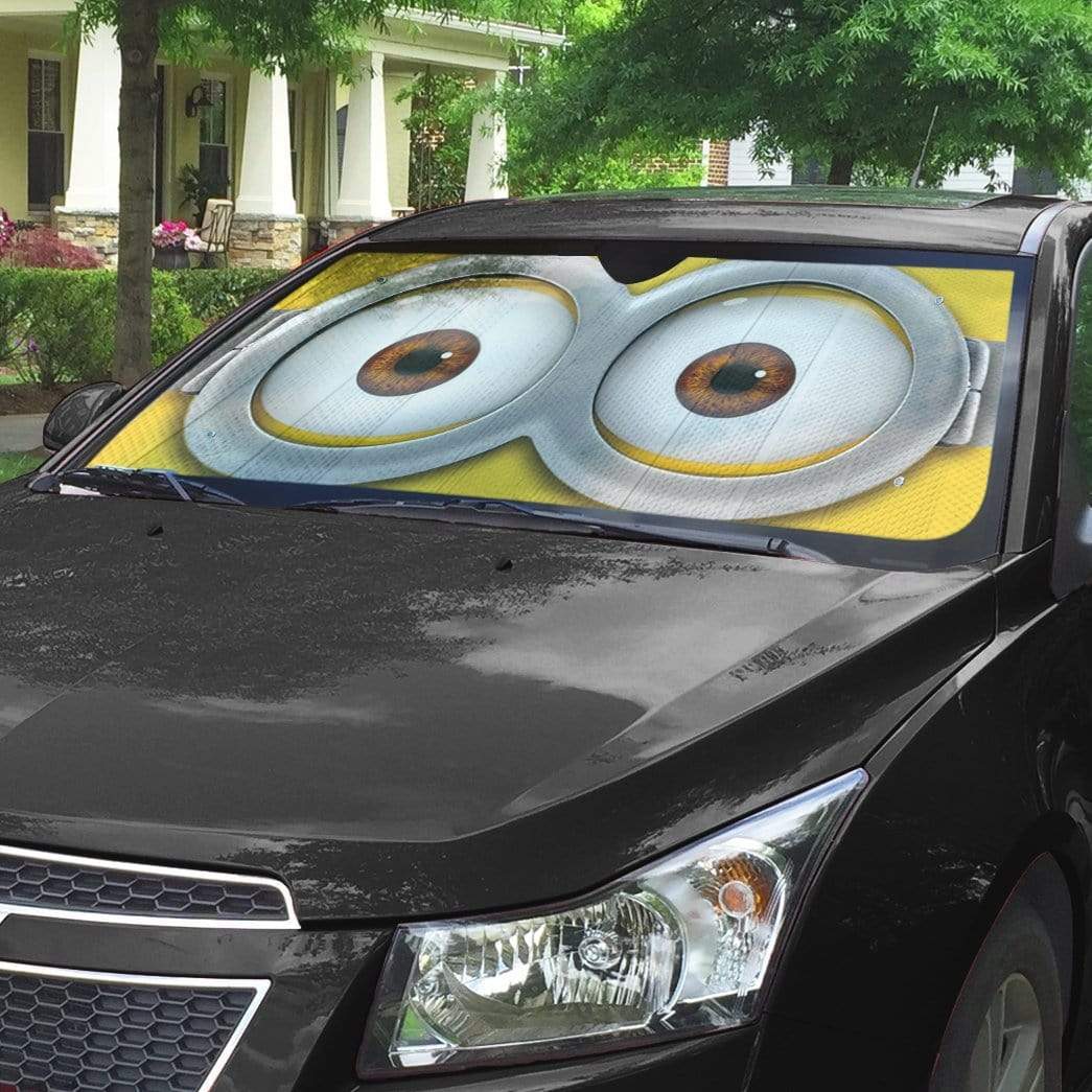 Gearhumans 3D Minions Glass Custom SunShade