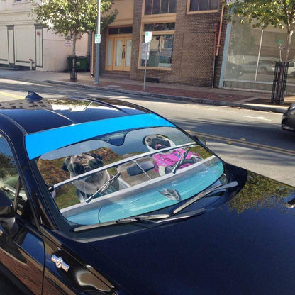 Gearhumans 3D Pugs Driving Roadster Custom Car Auto Sunshade