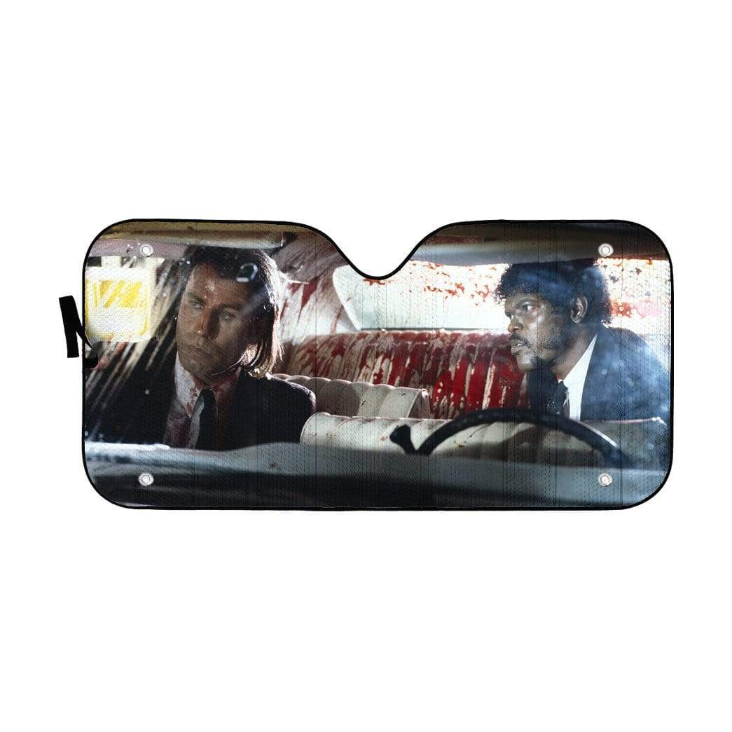 Gearhumans 3D Pulp Fiction Car Wash Custom Car Auto Sunshade