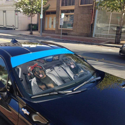 Gearhumans 3D Rottweiler Custom Sunshade