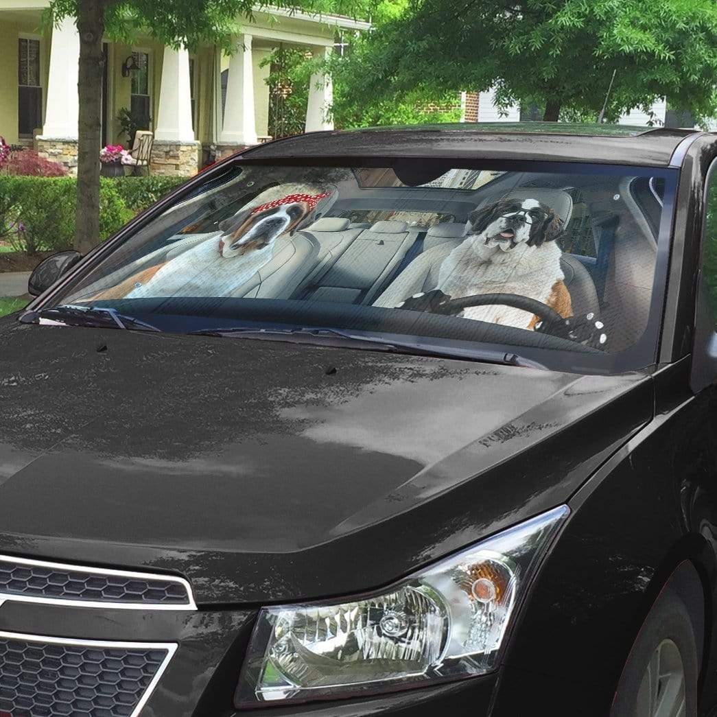 Gearhumans 3D Saint Bernard Custom Sunshade