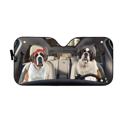 Gearhumans 3D Saint Bernard Custom Sunshade