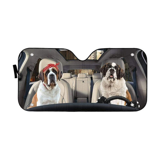 Gearhumans 3D Saint Bernard Custom Sunshade