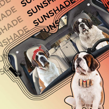 Gearhumans 3D Saint Bernard Custom Sunshade