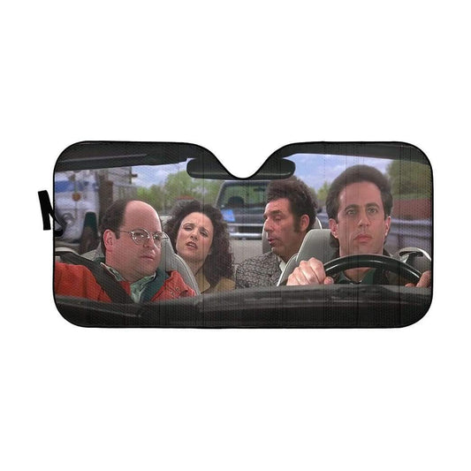 Gearhumans 3D Seinfeld Custom Car Auto Sunshade