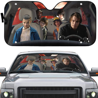Gearhumans 3D Stranger Things Teaser Custom Car Auto Sunshade