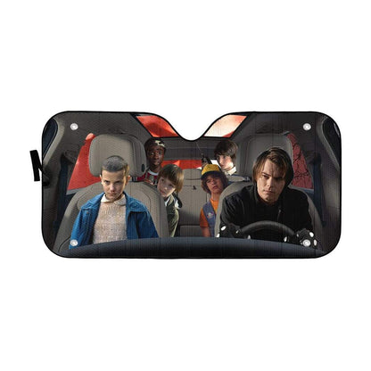 Gearhumans 3D Stranger Things Teaser Custom Car Auto Sunshade