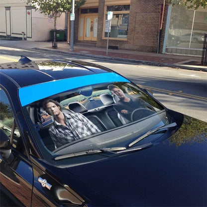 Gearhumans 3D Supernatural Custom Car Auto Sunshade