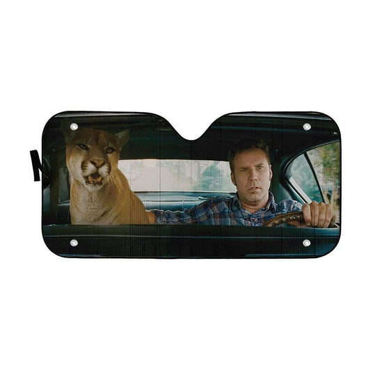 Gearhumans 3D Talladega Nights Cougar Custom Car Auto Sunshade