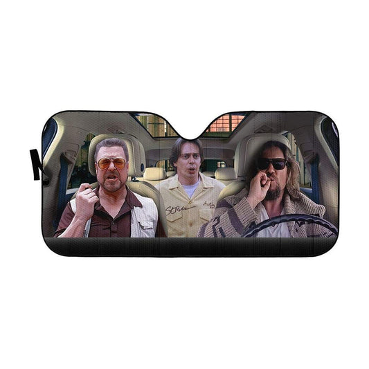 Gearhumans 3D The Big Lebowski Custom Car Auto Sunshade