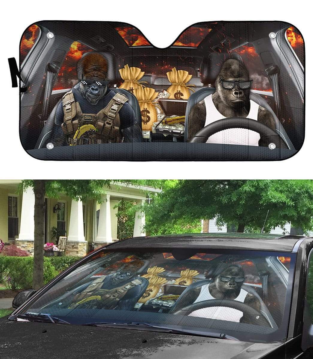 Gearhumans 3D The Fast And The Furious Custom Car Auto Sunshade