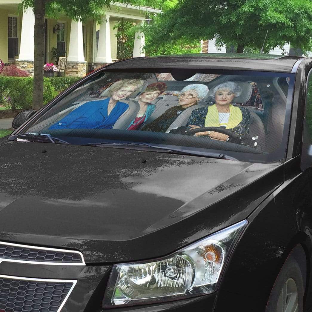 Gearhumans 3D The Golden Girls Custom Car Auto Sunshade