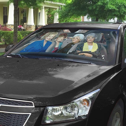 Gearhumans 3D The Golden Girls Custom Car Auto Sunshade