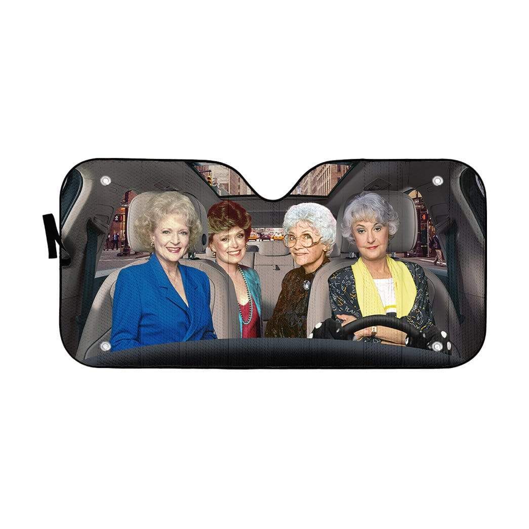 Gearhumans 3D The Golden Girls Custom Car Auto Sunshade