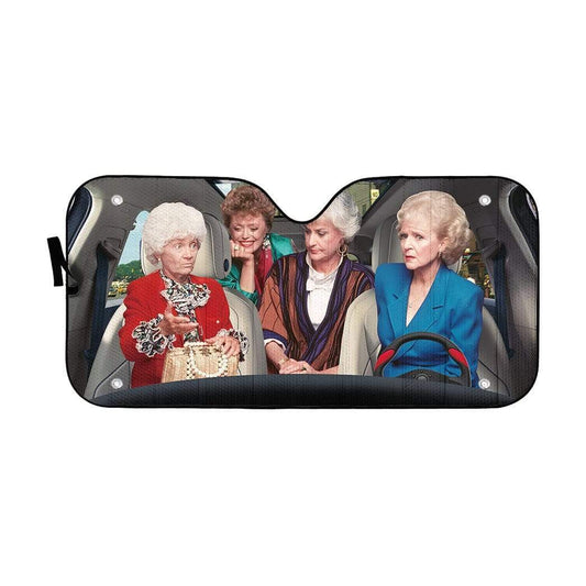 Gearhumans 3D The Golden Girls Custom Car Auto Sunshade