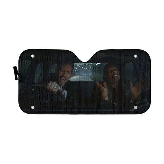 Gearhumans 3D The Hitman's Bodyguard Custom Car Auto Sunshade
