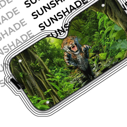 Gearhumans 3D The Jaguar Hunting Custom Car Auto Sunshade
