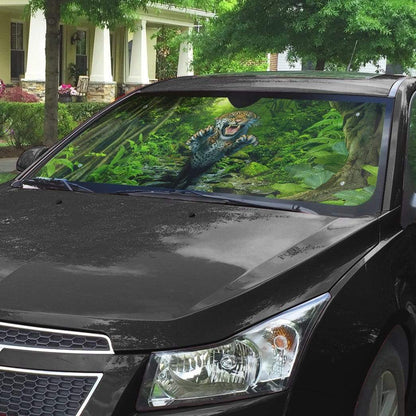 Gearhumans 3D The Jaguar Hunting Custom Car Auto Sunshade