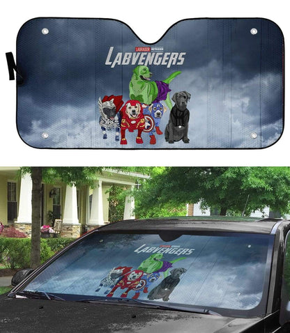 Gearhumans 3D The Labvenger Custom Car Auto Sunshade