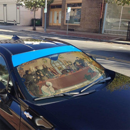 Gearhumans 3D The Last Supper Game Of Thrones Custom Car Auto Sunshade