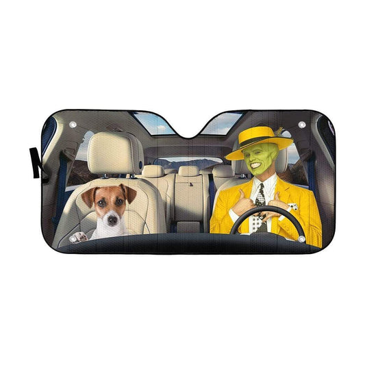 Gearhumans 3D The Mask Custom Car Auto Sunshade
