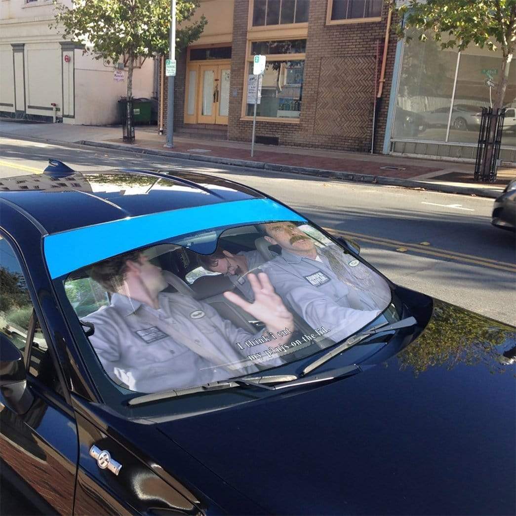 Gearhumans 3D The Office Branch War Custom Car Auto Sunshade