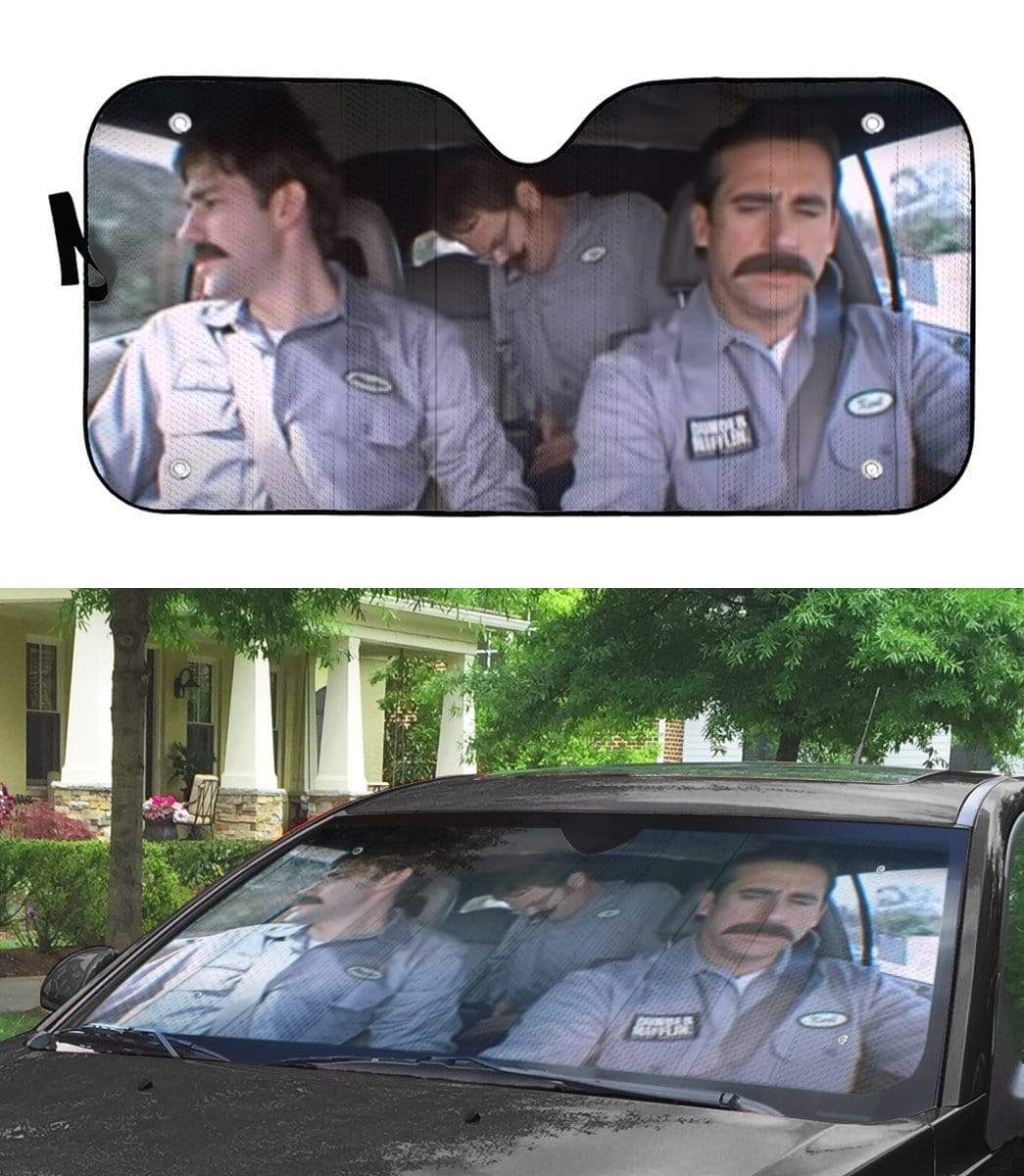 Gearhumans 3D The Office Branch War Custom Car Auto Sunshade
