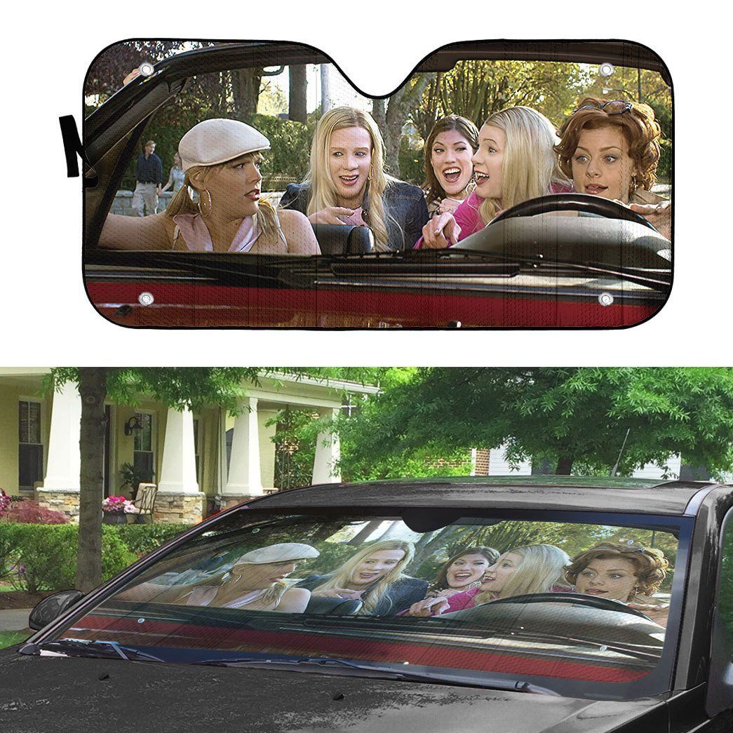 Gearhumans 3D The White Chicks Custom Car Auto Sunshade