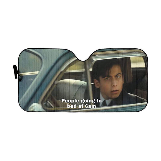 Gearhumans 3D Vanya and Five Drive Umbrella Academy Custom Car Auto Sunshade