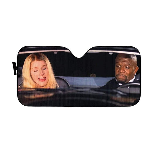Gearhumans 3D White Chicks Custom Car Auto Sunshade