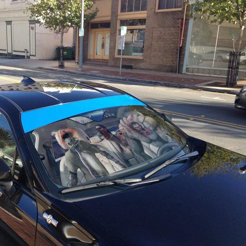 Gearhumans 3D Zombies Left 4 Dead Custom Car Auto Sunshade