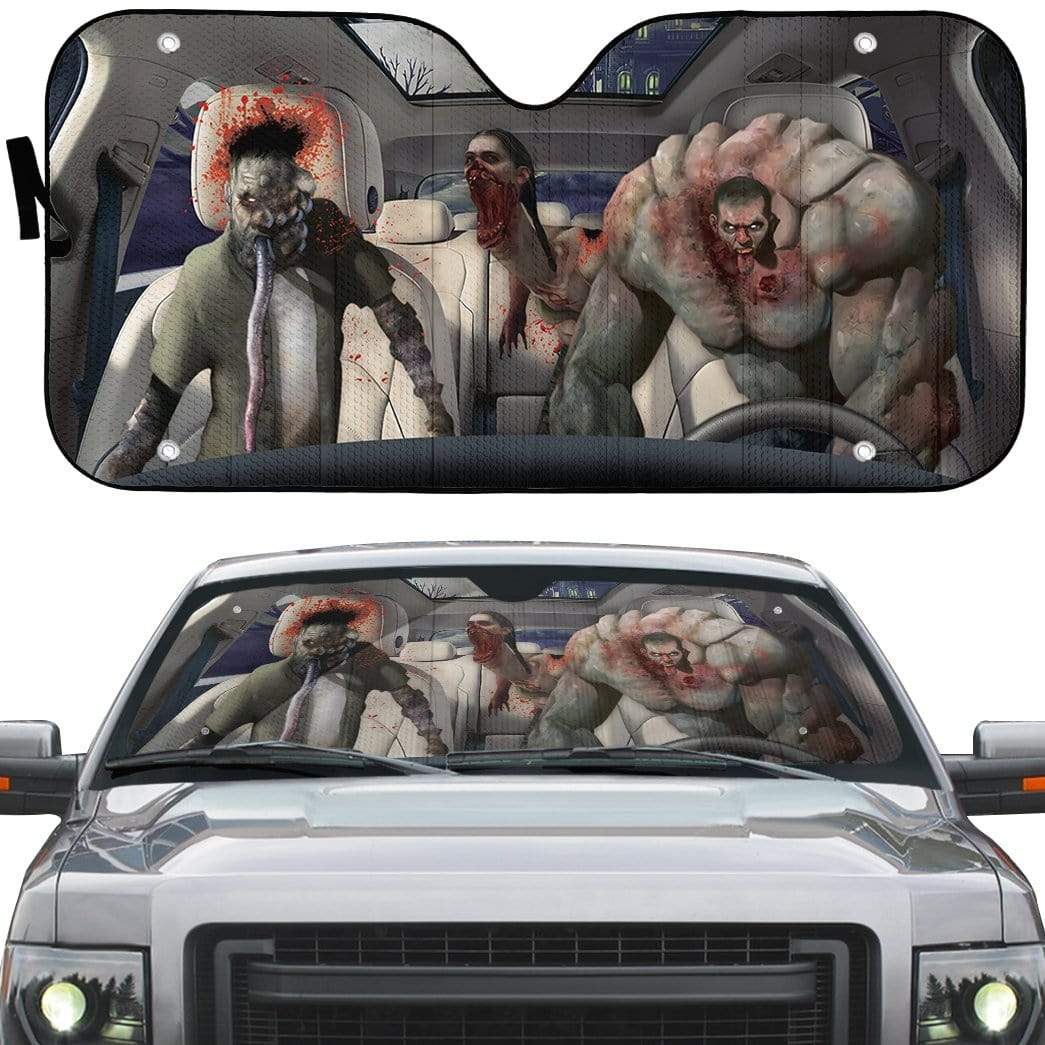 Gearhumans 3D Zombies Left 4 Dead Custom Car Auto Sunshade