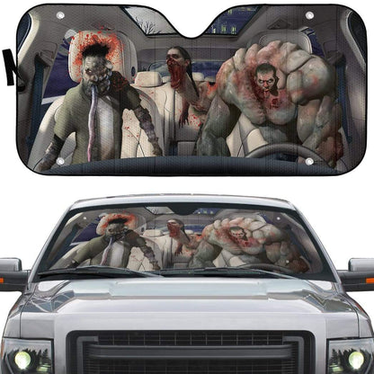 Gearhumans 3D Zombies Left 4 Dead Custom Car Auto Sunshade