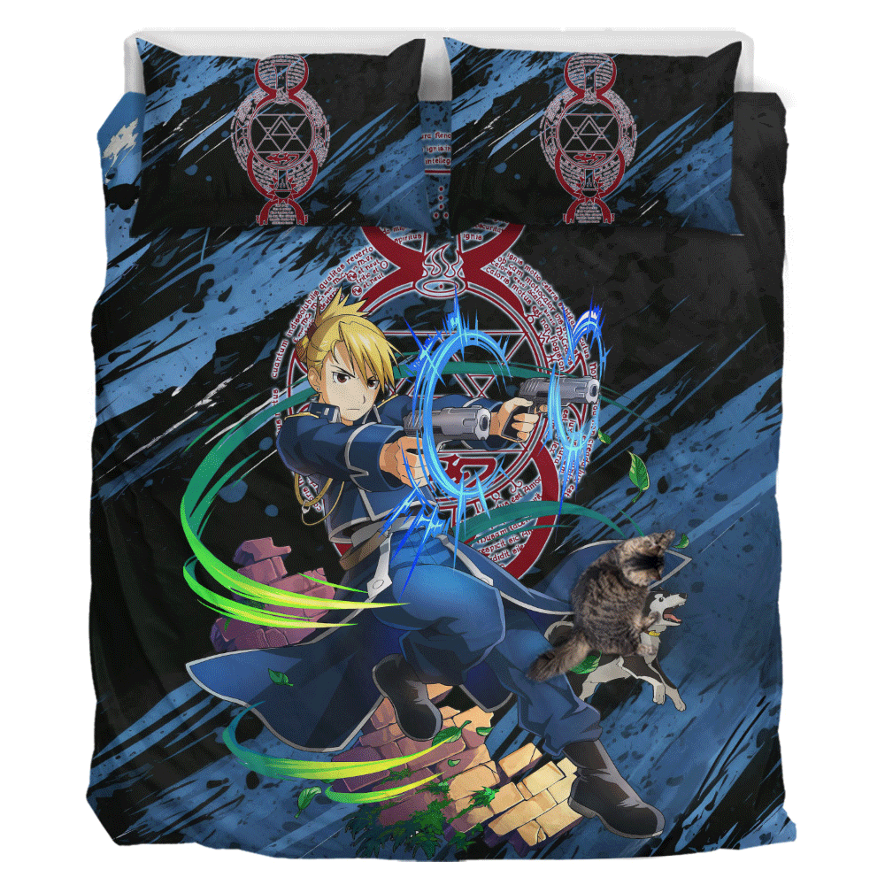 Riza Hawkeye Polyester Duvet Cover Set