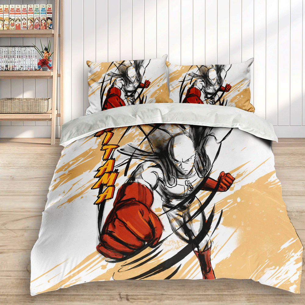 Saitama Polyester Duvet Cover Set
