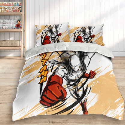 Saitama Polyester Duvet Cover Set