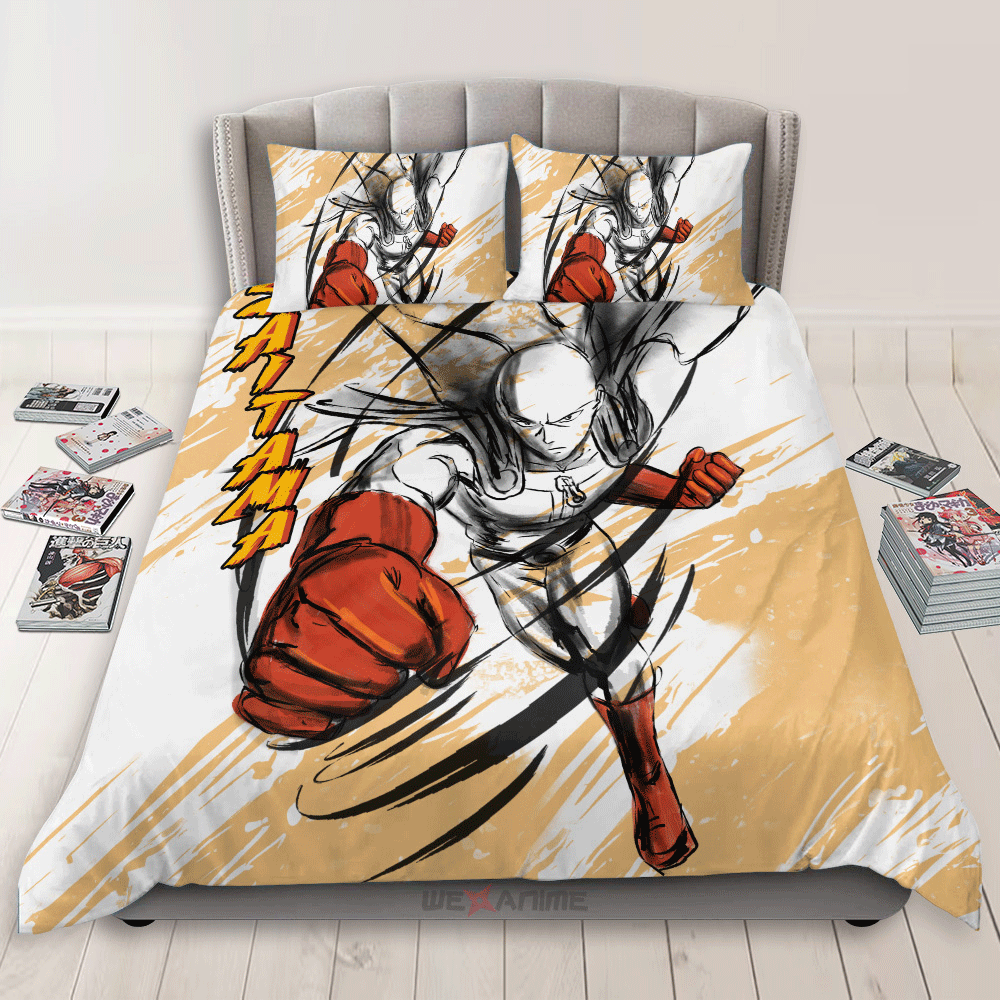 Saitama Polyester Duvet Cover Set