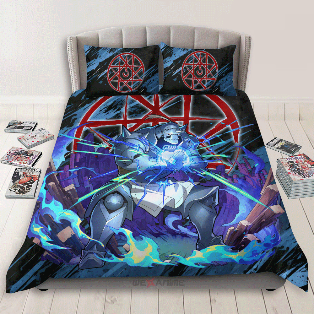 Alphonse Elric Polyester Duvet Cover Set