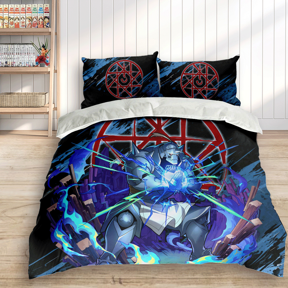 Alphonse Elric Polyester Duvet Cover Set