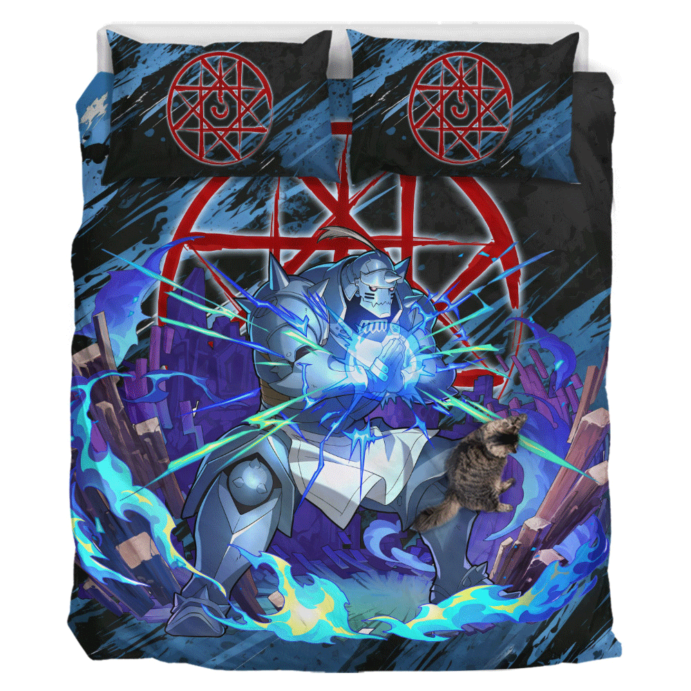 Alphonse Elric Polyester Duvet Cover Set