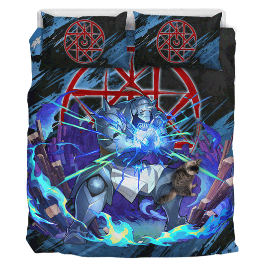 Alphonse Elric Polyester Duvet Cover Set