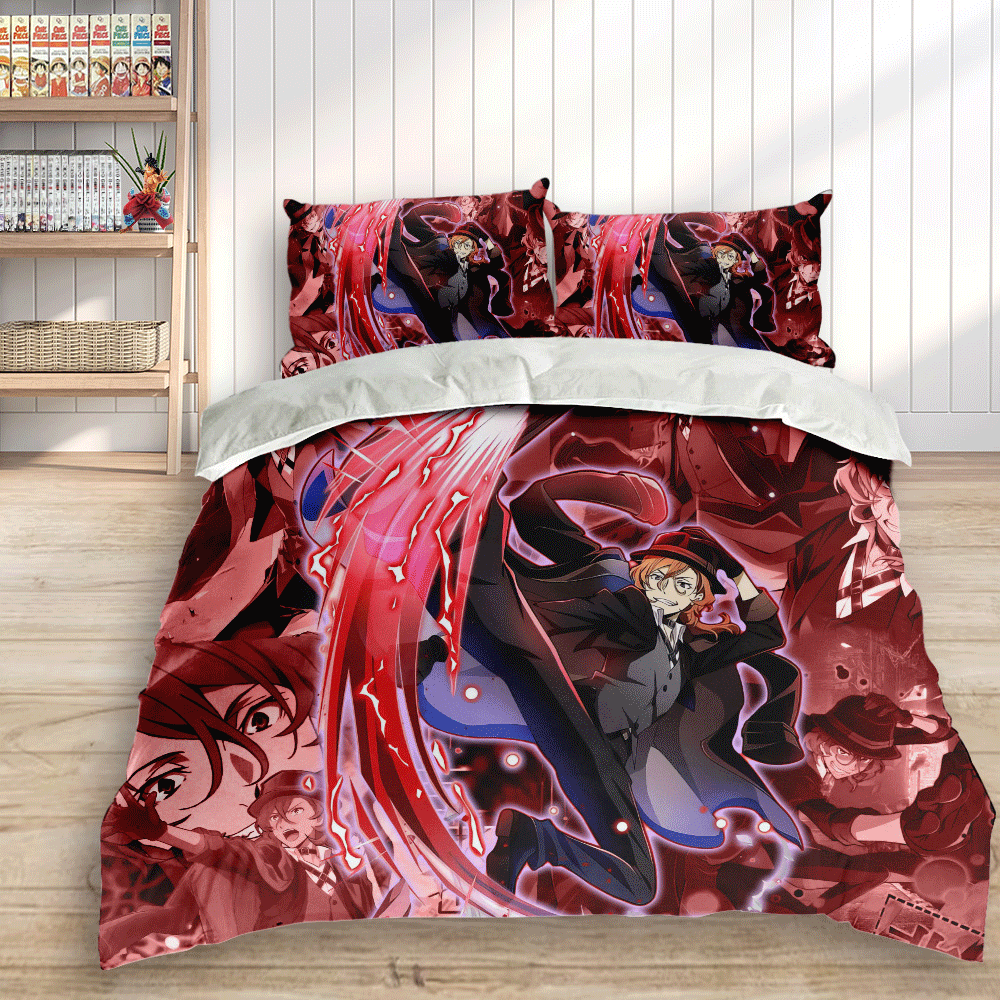 Chuya Nakahara Polyester Duvet Cover Set