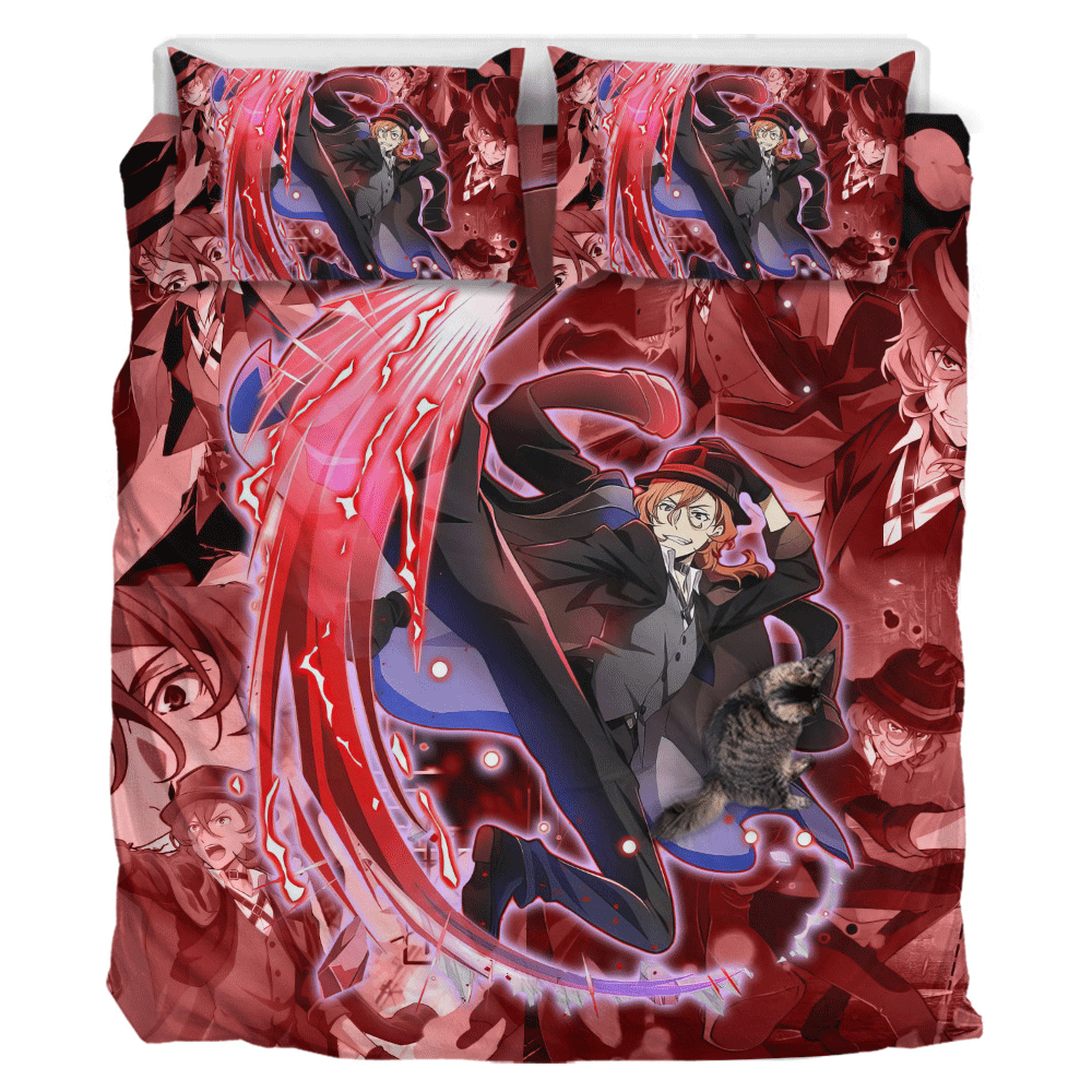 Chuya Nakahara Polyester Duvet Cover Set