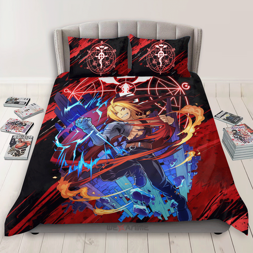 Edward Elric Polyester Duvet Cover Set
