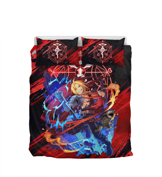 Edward Elric Polyester Duvet Cover Set