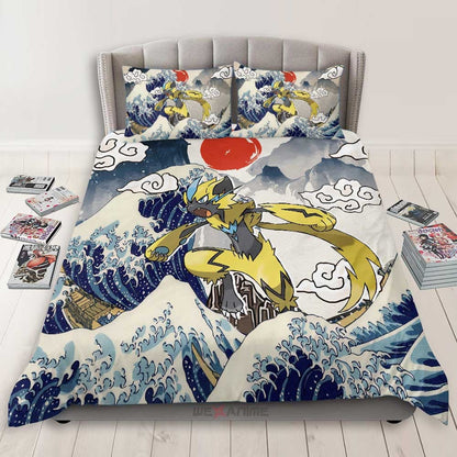 Zeraora Bedding Set Kanagawa Great Wave Edition